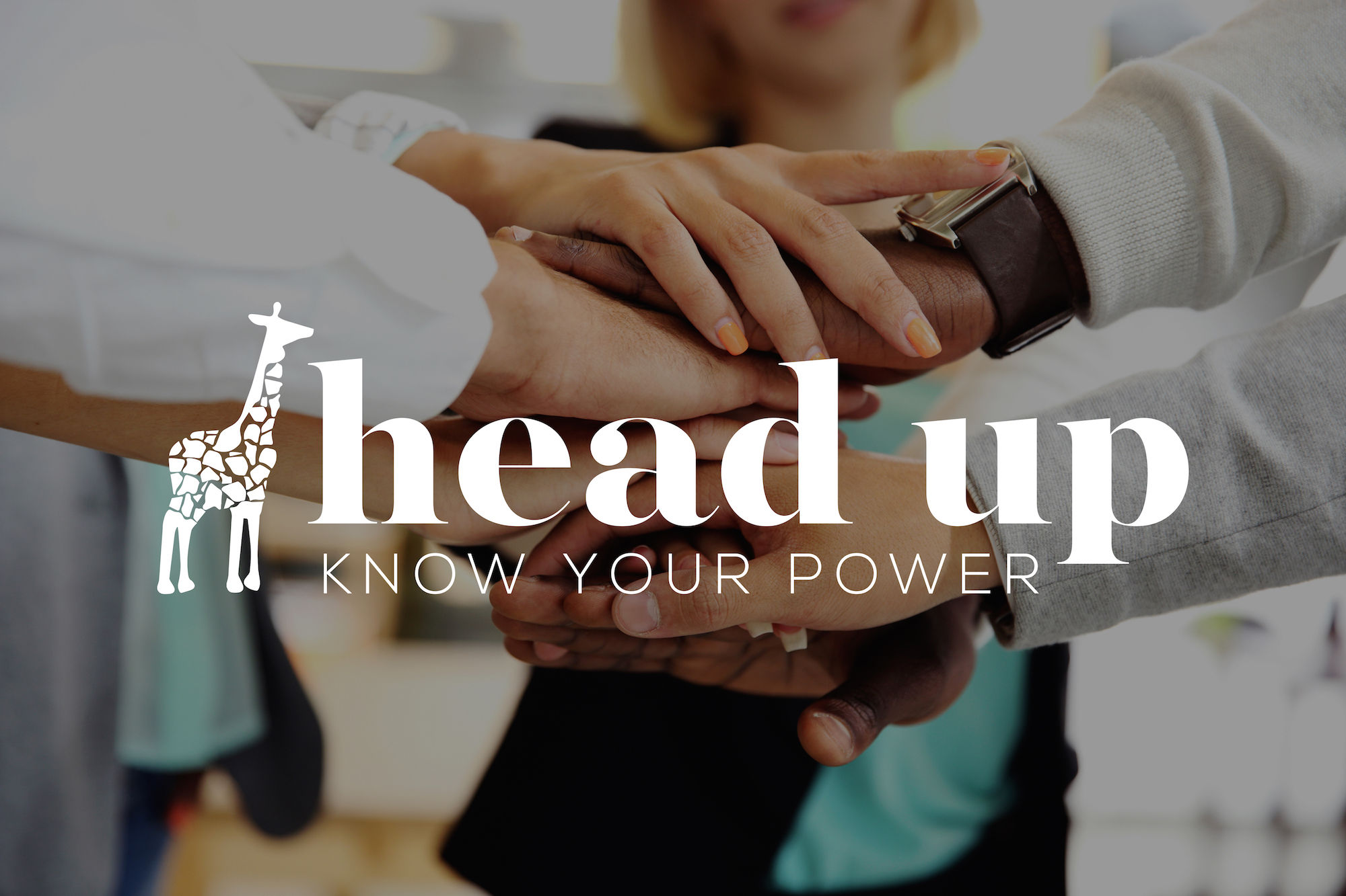 Business people joining hands